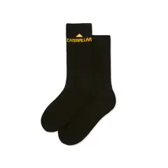 CAT - Calcetin Negro Basics Crew Sock Unisex