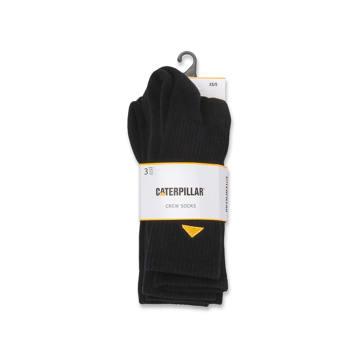 CAT - Calcetin Negro Cat Basics Crew Sock Unisex CAT