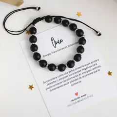 GENERICO - Pulsera de Hombre - Onix Mate