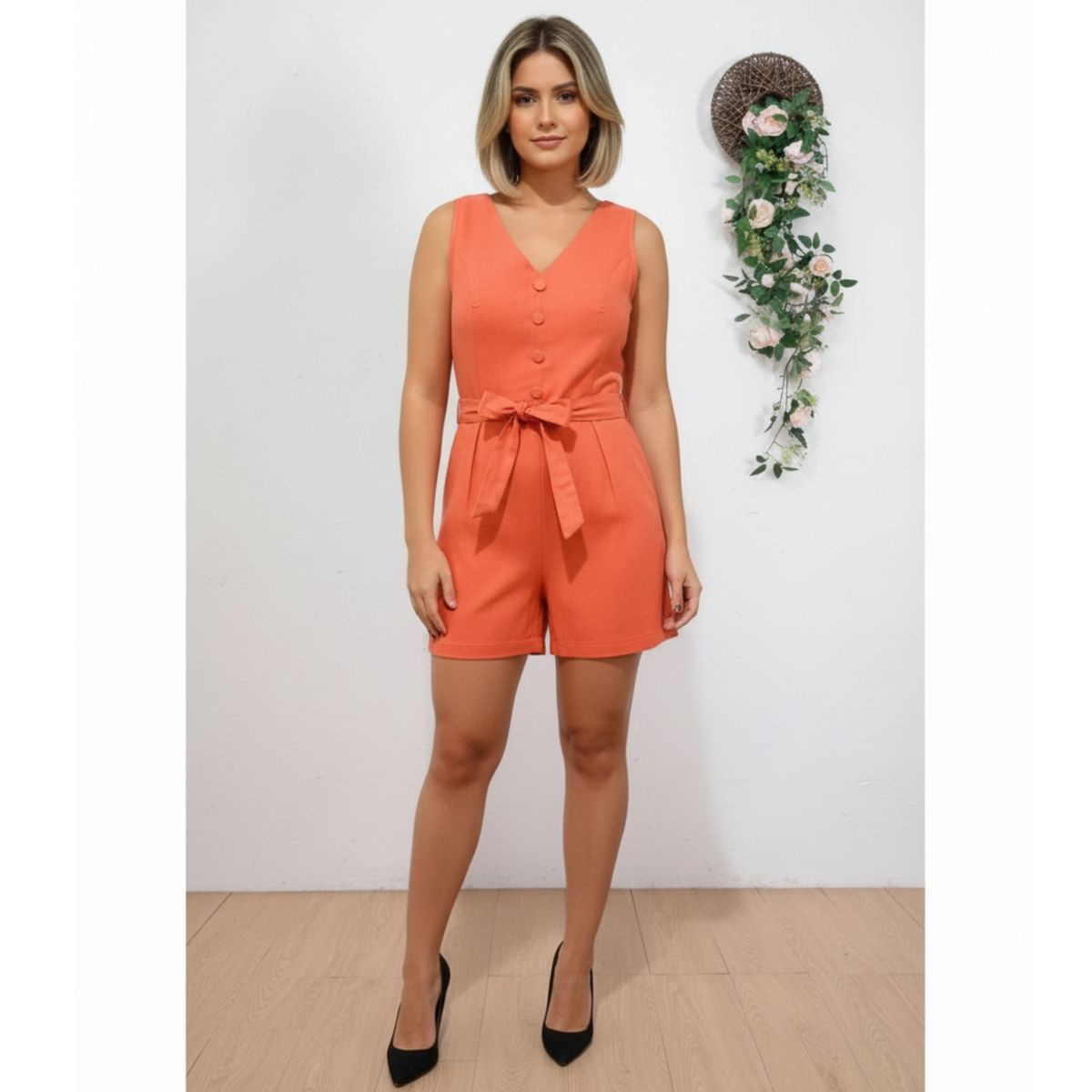 LIKE SHOP - Enterito Mujer Premium Short Primavera Verano Colores 875
