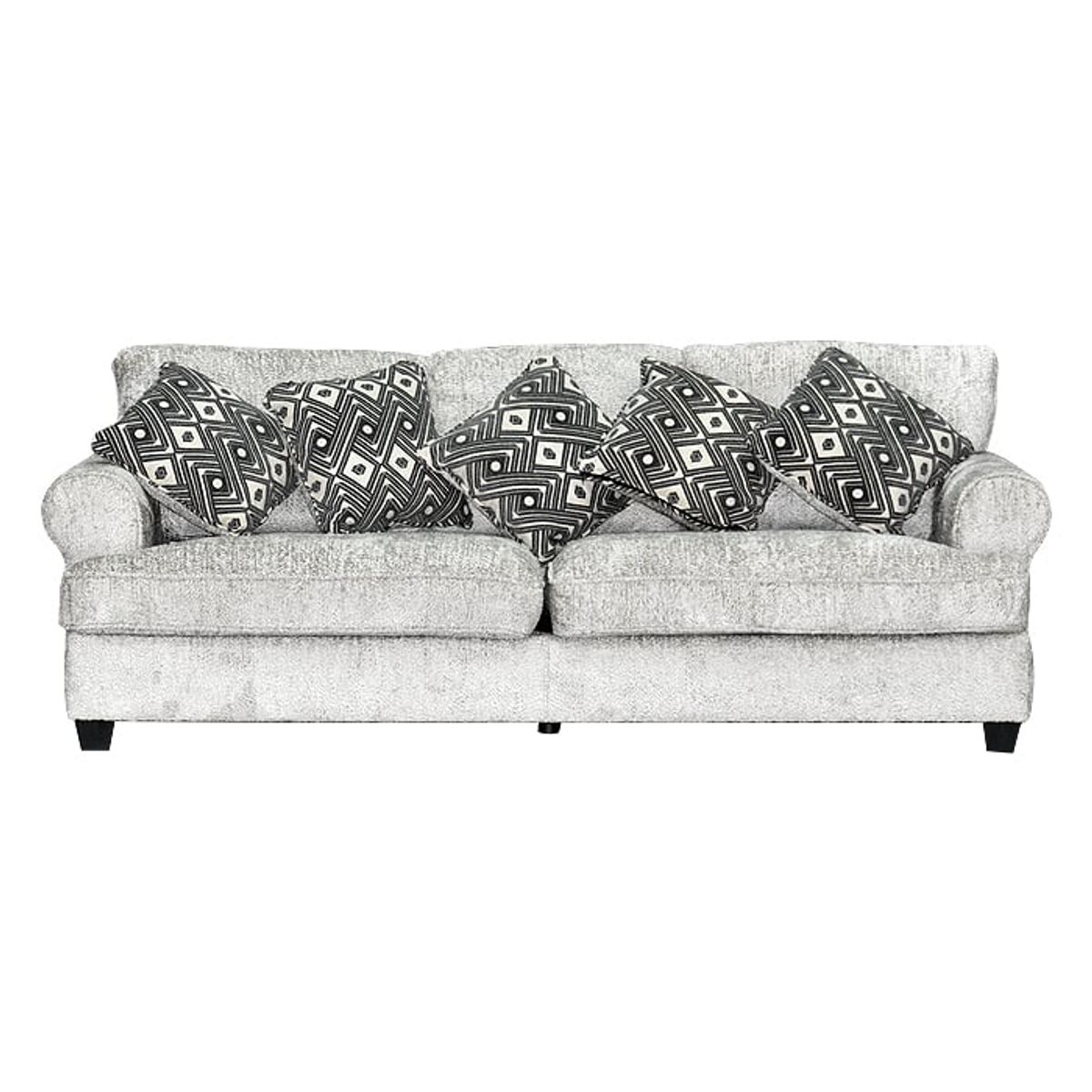 MSA MUEBLES SANTA ANA - Sofá 3 Cuerpos Mercato Steel