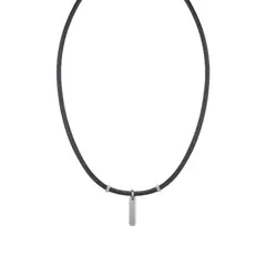 CAT - Cadena de Hombre J005N10112 Plateado-Negro - Gris
