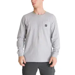 BURTON - Polera Manga Larga Hombre Colfax Gris