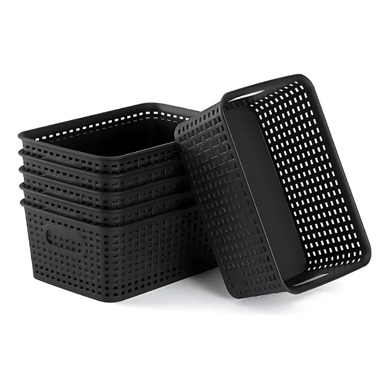 BELIDASHOP - 6 Cajas Almacenamiento Canastos Cocina Hogar Cestos Multiuso