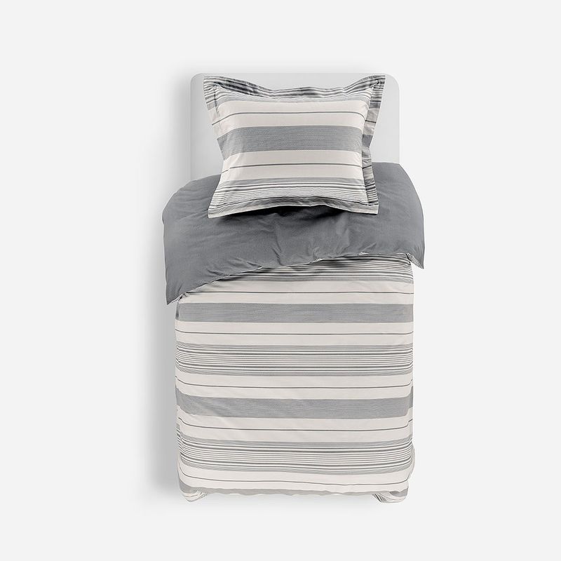 ROSEN - Funda Plumón Algodón Reversible Estampada Frigg 1,5 Plazas