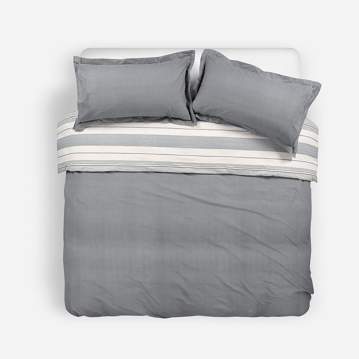 ROSEN - Funda Plumón Algodón Reversible Estampada Frigg King