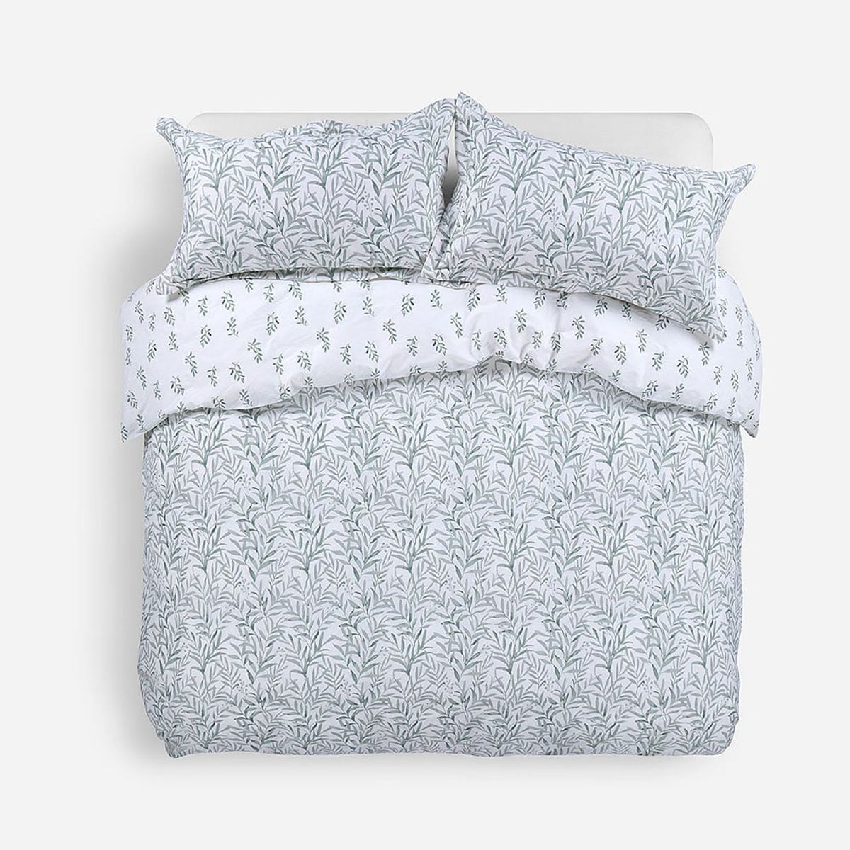 ROSEN - Funda Plumón Algodón Reversible Estampada Capri King