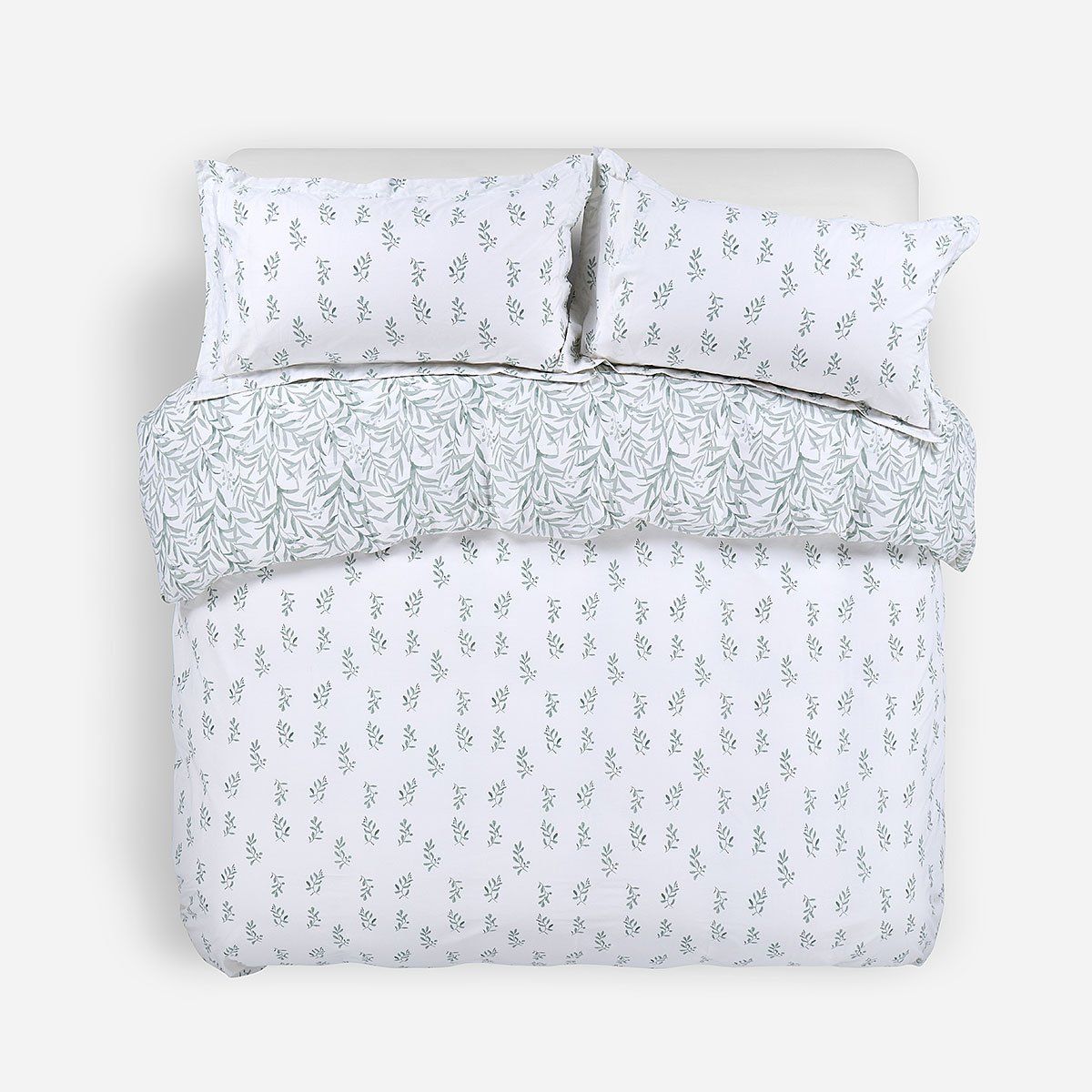 ROSEN - Funda Plumón Algodón Reversible Estampada Capri King