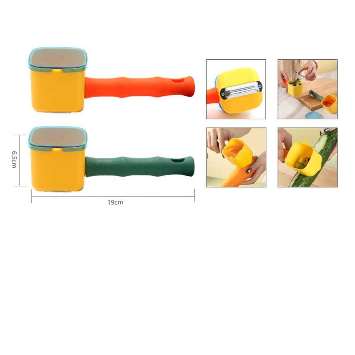 GENERICO - Pelador 2 en1 Verdura