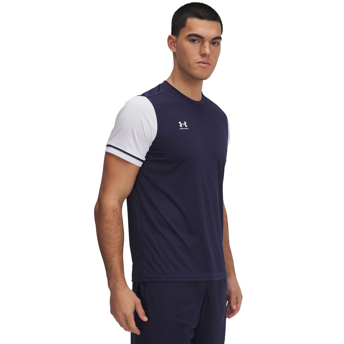 UNDER ARMOUR - Polera M/C UA Challenger Azul Marino Hombre UNDER ARMOUR
