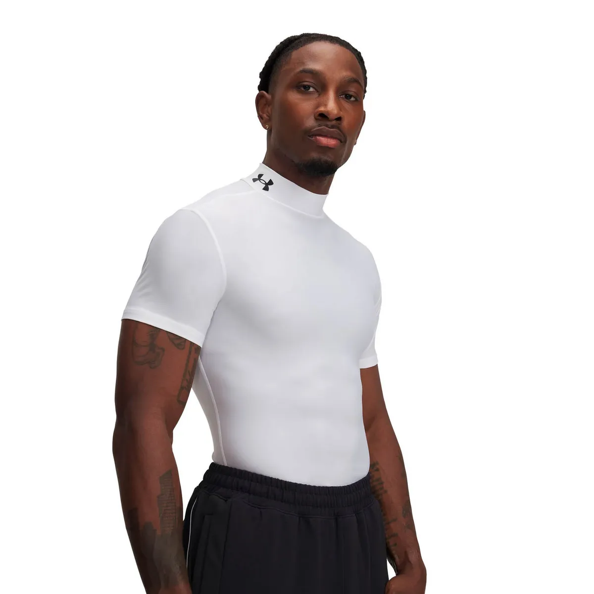 UNDER ARMOUR - Primera Capa Training para Hombre HG Mock Blanco UNDER ARMOUR
