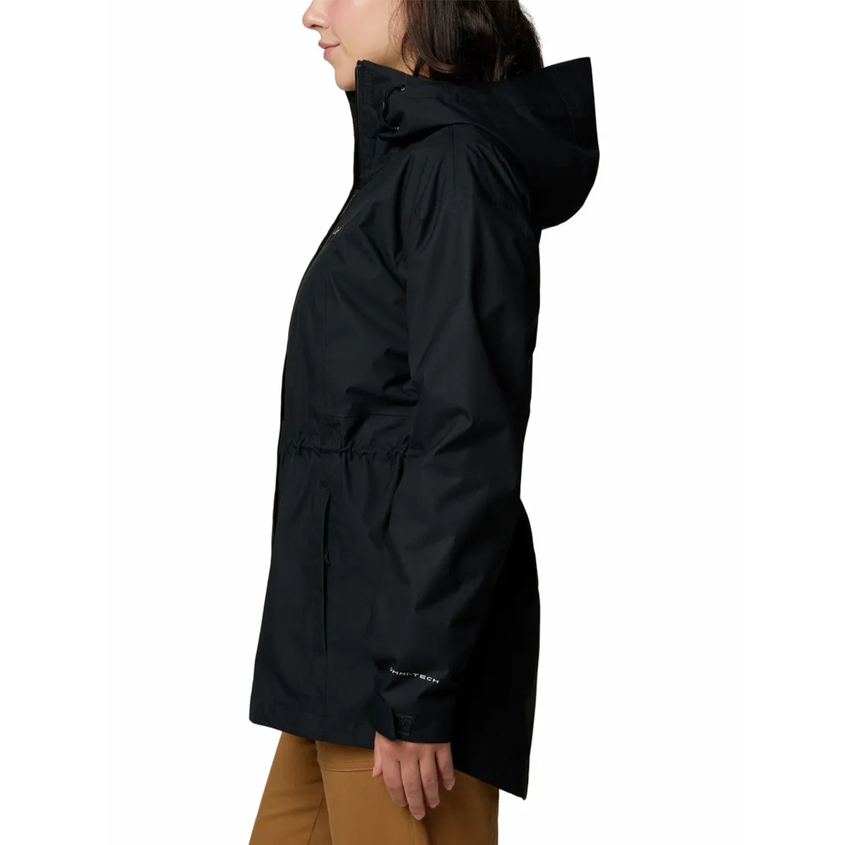 COLUMBIA - Cortaviento imperm Mujer Hikebound Ii Lg Negro COLUMBIA