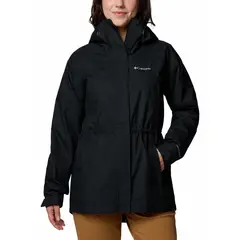 COLUMBIA - Cortaviento imperm Mujer Hikebound Ii Lg Negro