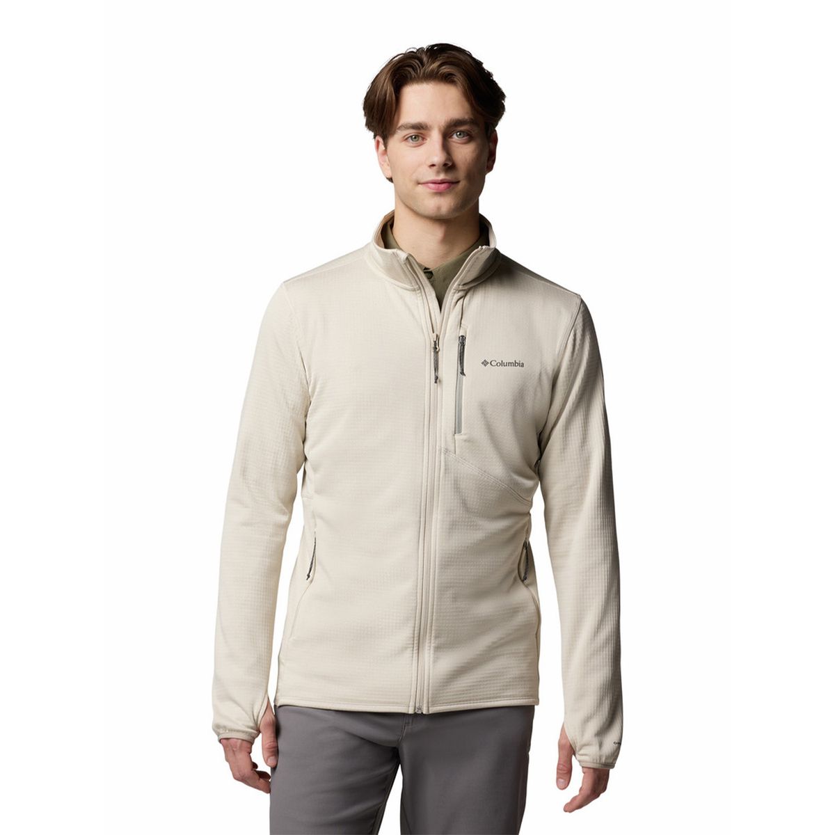 COLUMBIA - Parka Hombre Park View Fleece Beige COLUMBIA