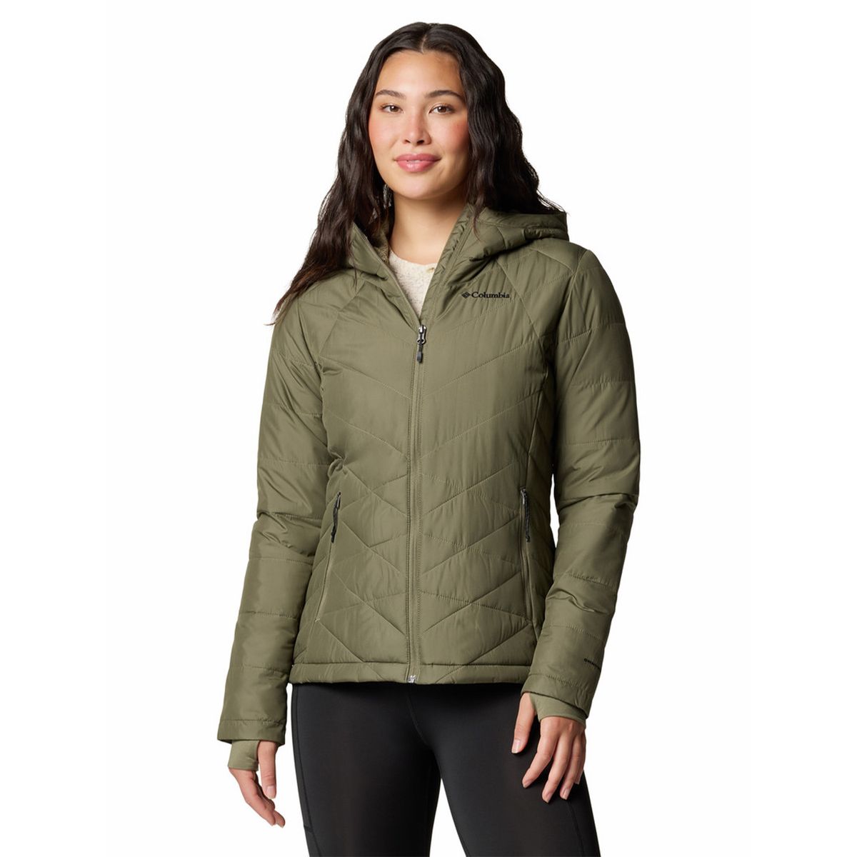 COLUMBIA - Parka Mujer Heavenly Hoodie Gris COLUMBIA