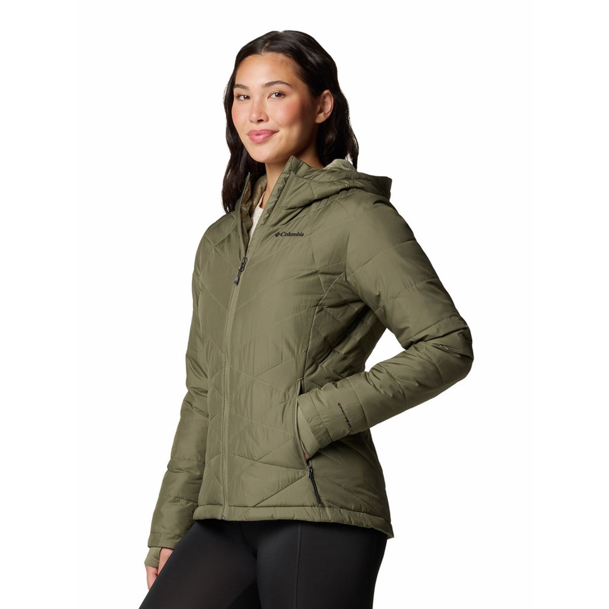 COLUMBIA - Parka Mujer Heavenly Hoodie Gris COLUMBIA
