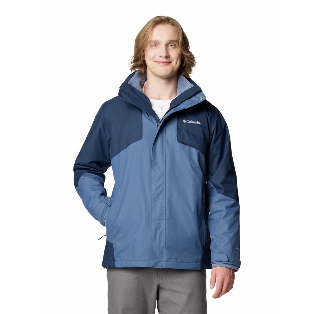COLUMBIA - Parka impermeab Hombre Bugaboo Iii Fleece Azul COLUMBIA