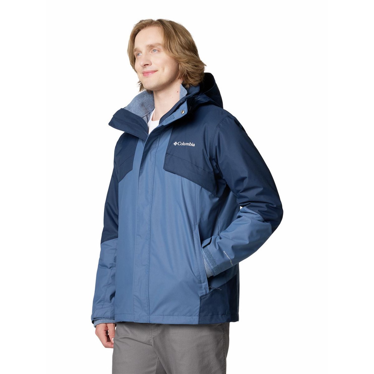 COLUMBIA - Parka impermeab Hombre Bugaboo Iii Fleece Azul COLUMBIA