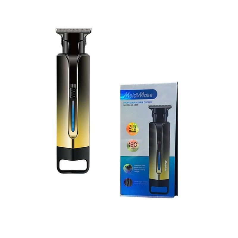 GENERICO - Maquina Profesional Para Cortar Cabello Sk-1008 Recargable USB