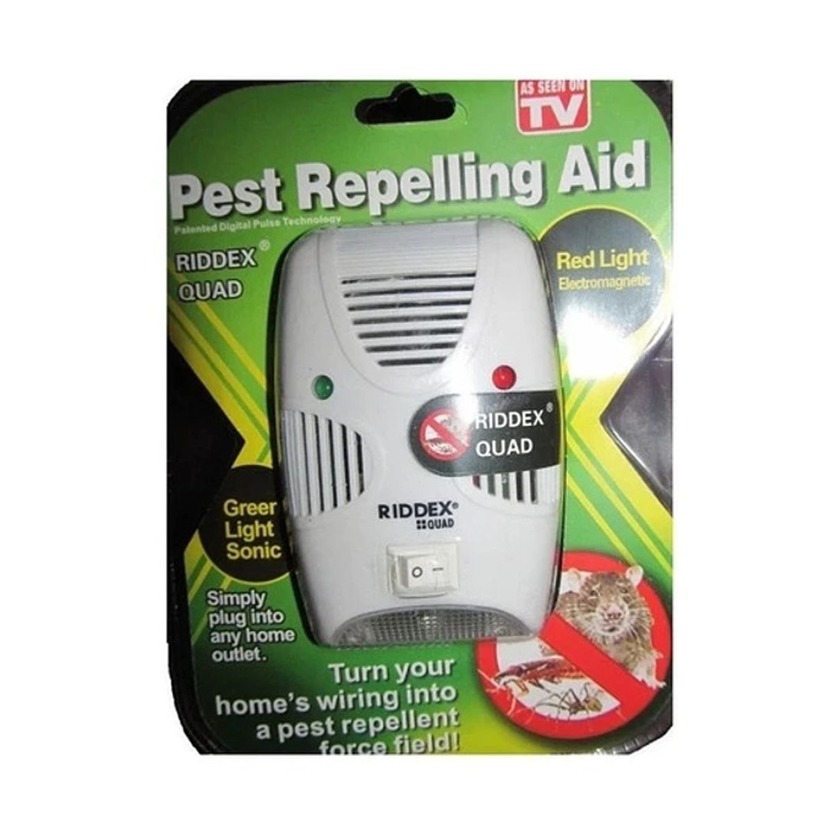 GENERICO - Repelente Ratones Rata Ultrasonido Electrónico