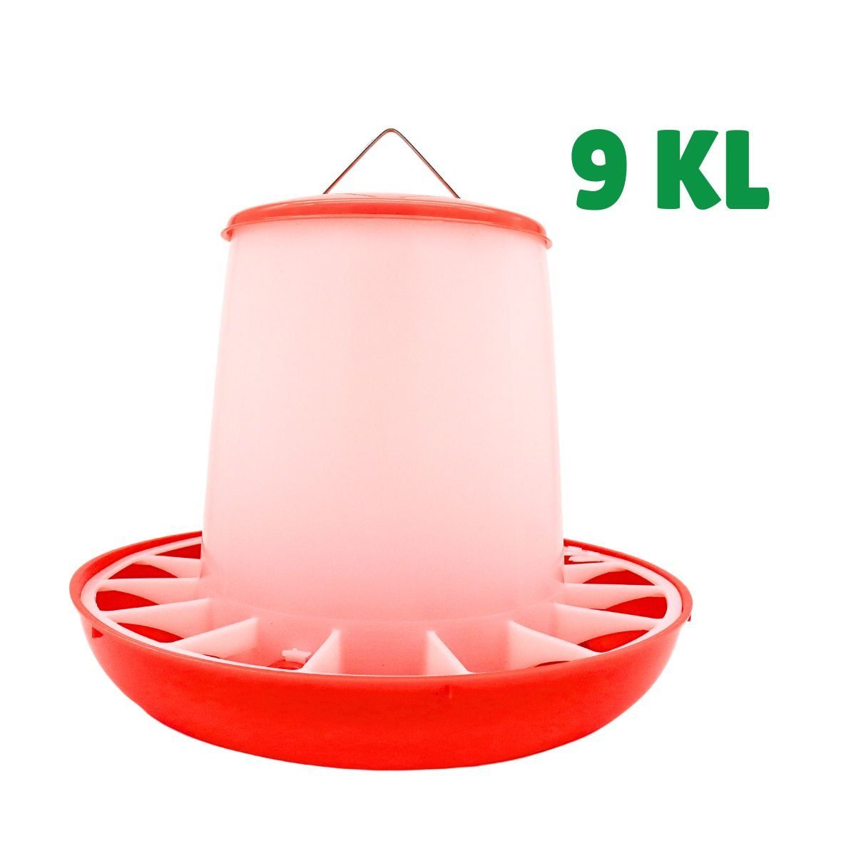 GENERICO - Pack X2 Comedero para Gallinas 9kg Aves Granja Pollos