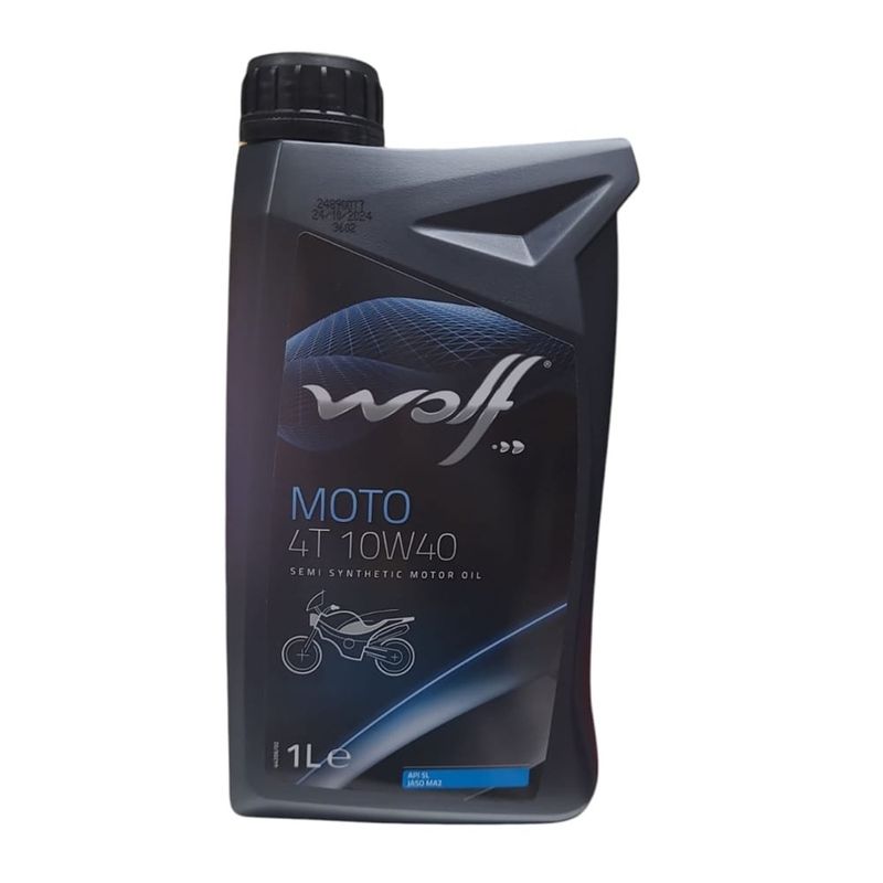 GENERICO - Aceite Moto Wolf 10w 40 Semi Sintético 1L 4T