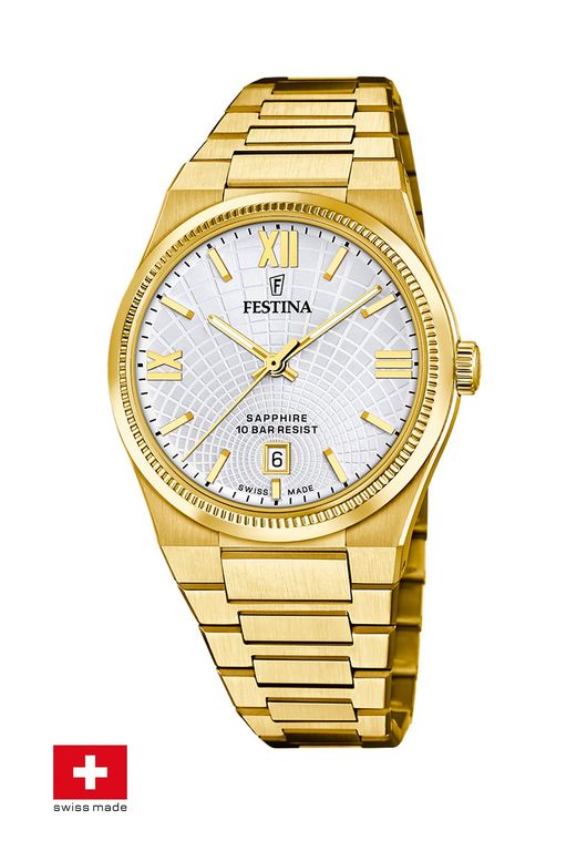 Reloj F20057/1 Plateado Hombre Rive Collection Plateado TALLA UNICA