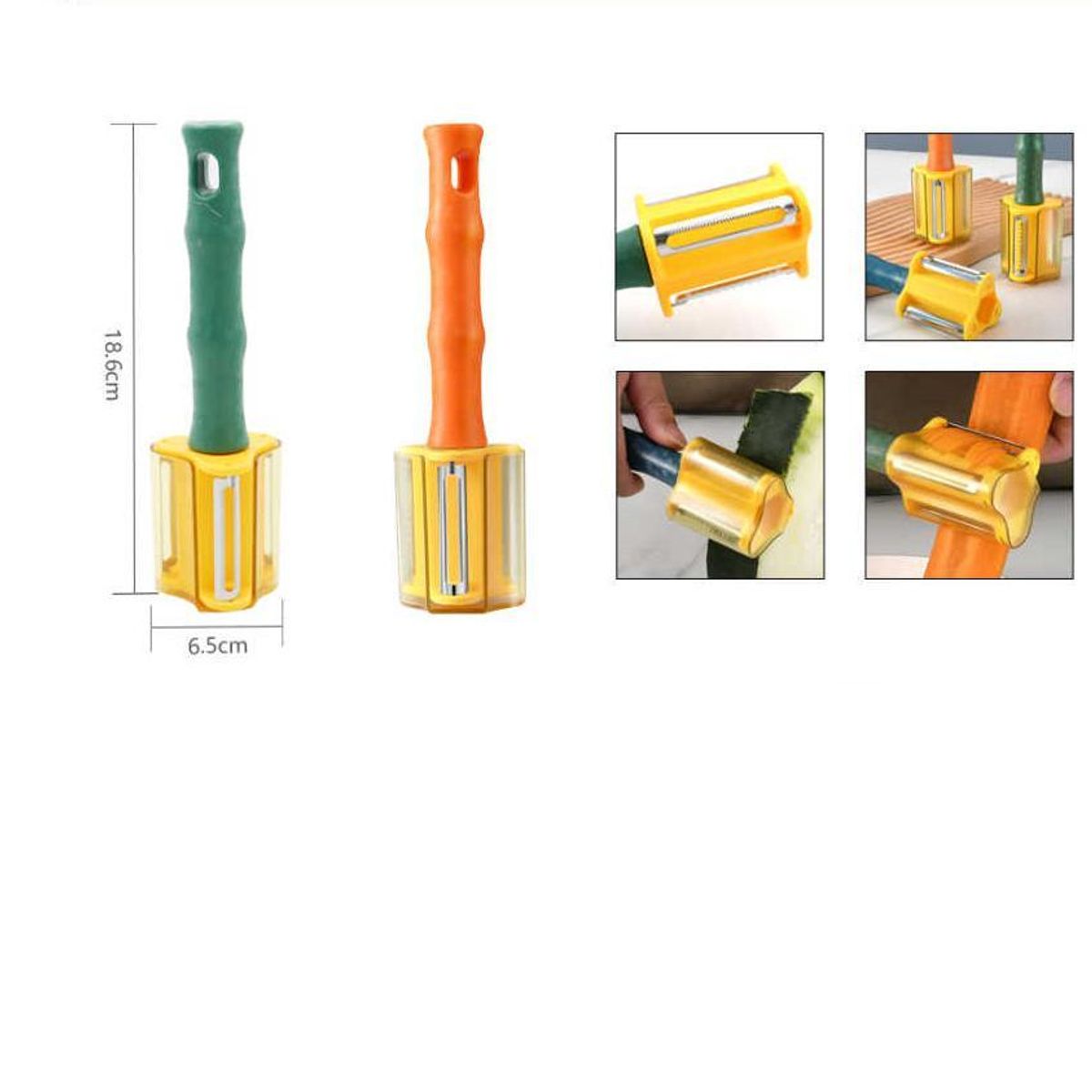 GENERICO - Pelador 3 en 1 Verdura