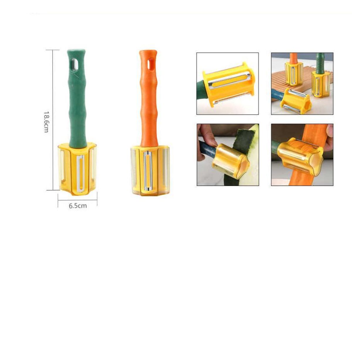 GENERICO - Pelador 3 en 1 Verdura