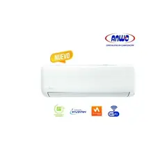 ANWO - AIRE ACONDICIONADO SPLIT MURO ECOFLOW 9.000 BTUH INVERTER R32