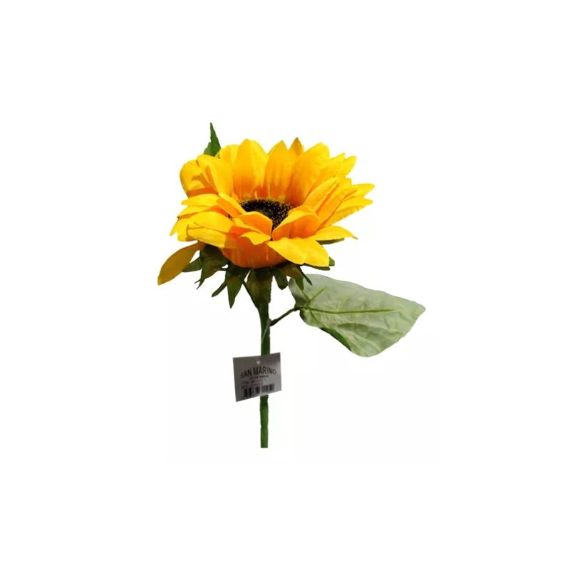 GENERICO - Pack de 12 Ramos de Girasol Artificial Decorativo