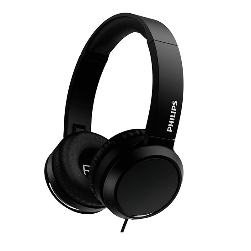 PHILIPS - AUDIFONO PHILIPS OVER EAR ALAMBRICO MANOS LIBRES NEG