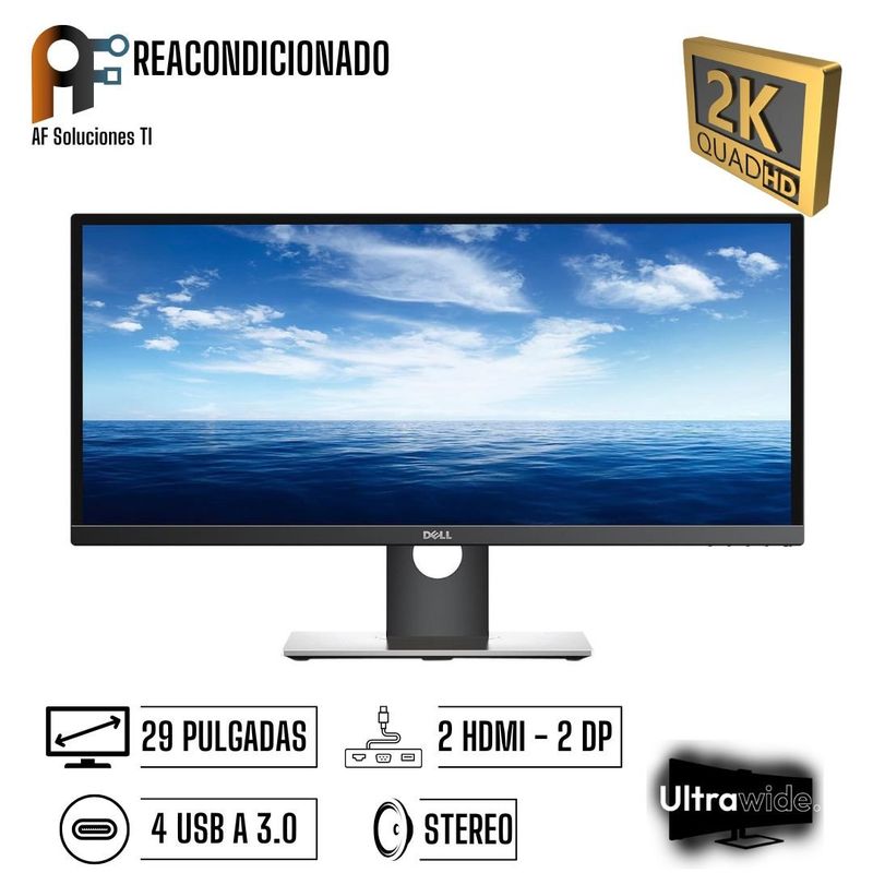 DELL - DELL U2917W Ultra-Wide 29 Pulgadas REACONDICIONADO