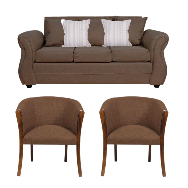 SITIAL HOME - LIVING 311 FACUNDO , CAFE TIPO LINO SOFA MAS SITIALES SITIAL HOME