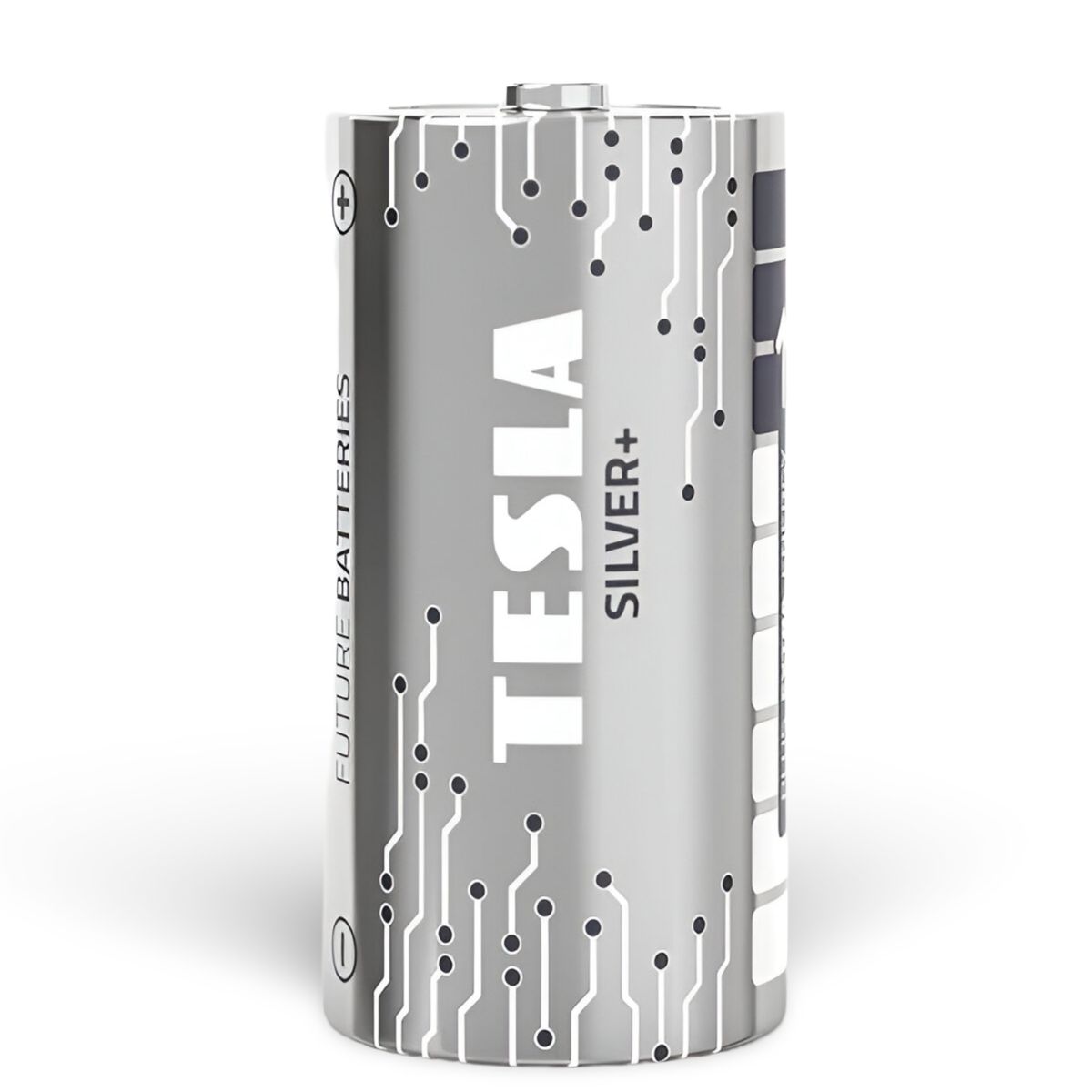 TESLA - Pack 12 Pilas C Tesla Silver+ Alkaline Plus Extra Energy
