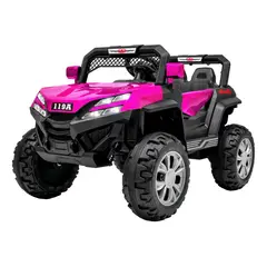 LITTLE MONKEY - Carro Montable Buggy Electrico Luces Musica Usb Control azul