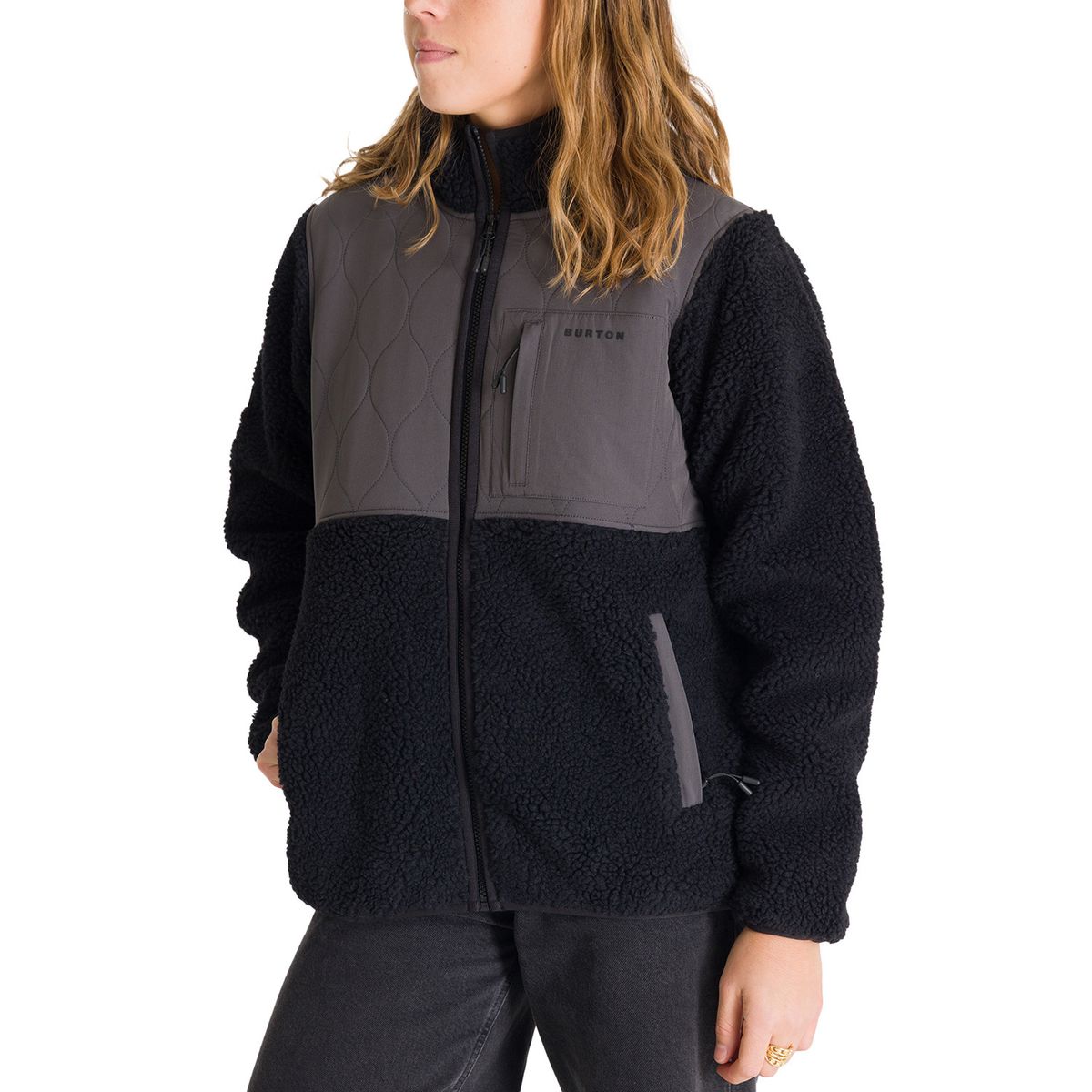 BURTON - Polar Mujer Sherpa Block Gris BURTON