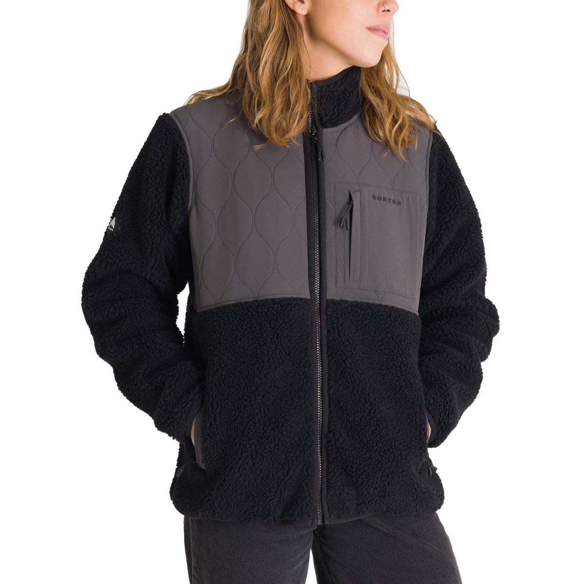 BURTON - Polar Mujer Sherpa Block Gris BURTON