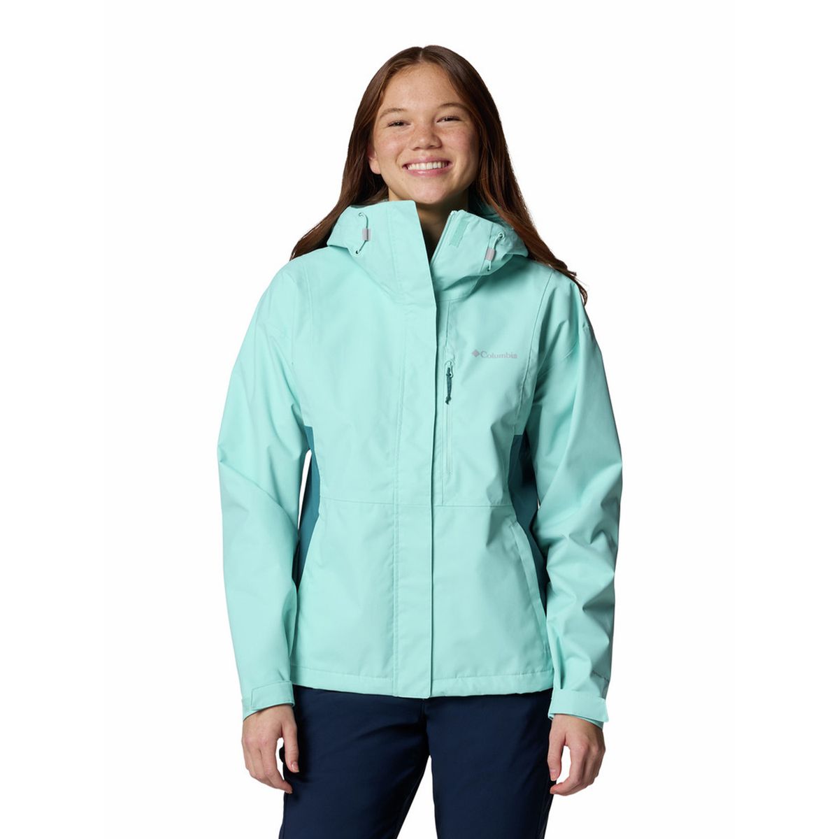 COLUMBIA - Cortaviento impermeab Mujer Hikebound Ii Verde COLUMBIA
