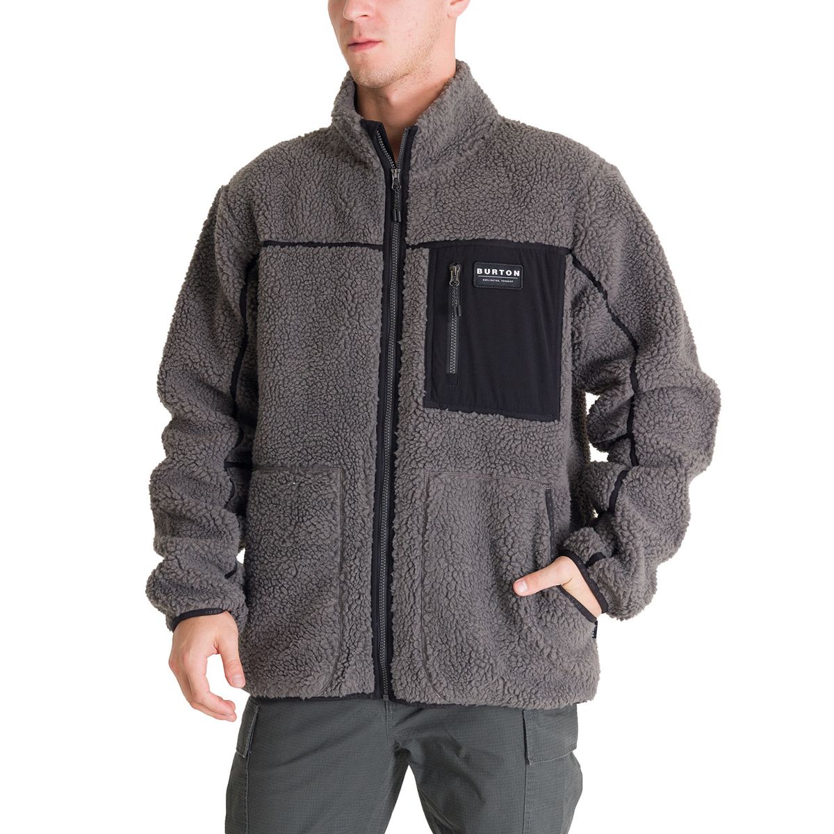 BURTON - Polar Hombre Sherpa Bonded Gris BURTON