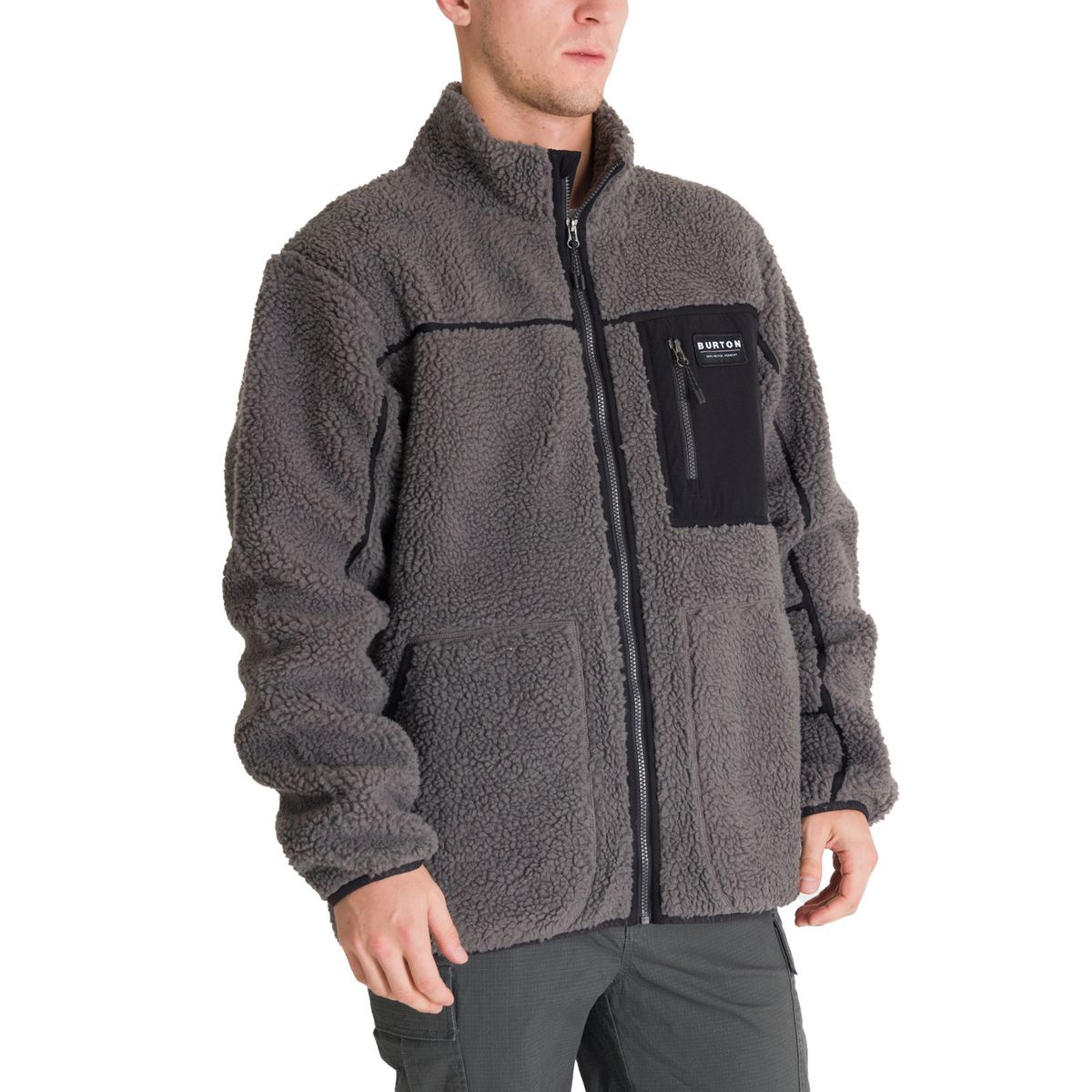 BURTON - Polar Hombre Sherpa Bonded Gris BURTON