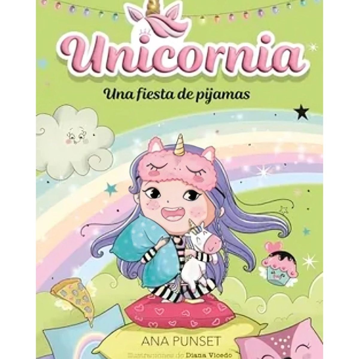 TOP10BOOKS - LIBRO Una Unicornia 10. Fiesta De Pijamas - Una Unicornia 10. Fiesta De Pijamas