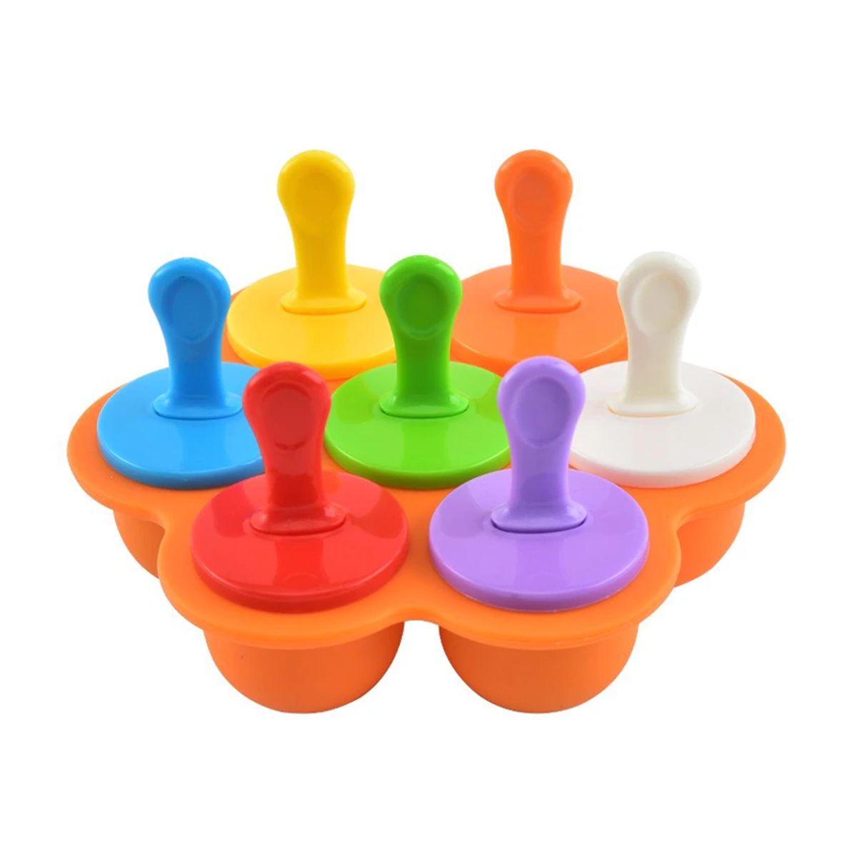 GENERICO - Molde Bandeja De Silicona Helados Paletas Cubo Para Niños