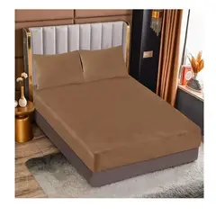 GENERICO - Sabana de Polar para Invierno 1,5 plazas Cafe