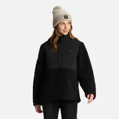 LIPPI - Polar Mujer Glaciar Sherpa-pro 14 Zip Jacket Negro