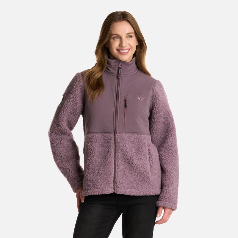 LIPPI - Polar Mujer Glaciar Sherpa-pro Jacket Malva Lippi