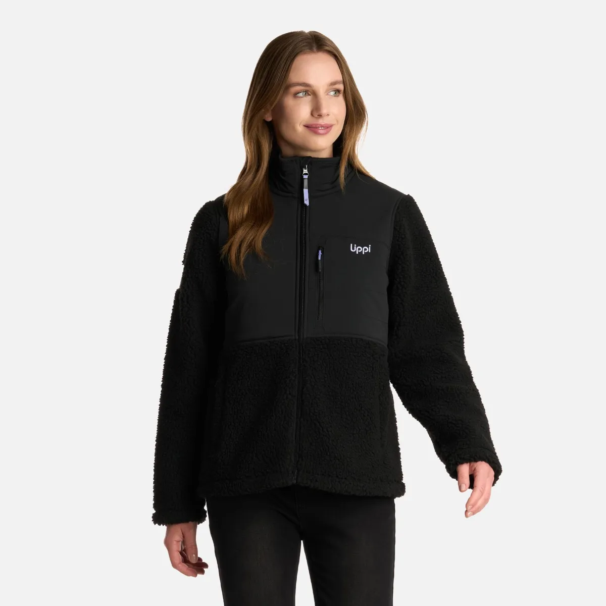 LIPPI - Polar Mujer Glaciar Sherpa-pro Jacket Negro Lippi