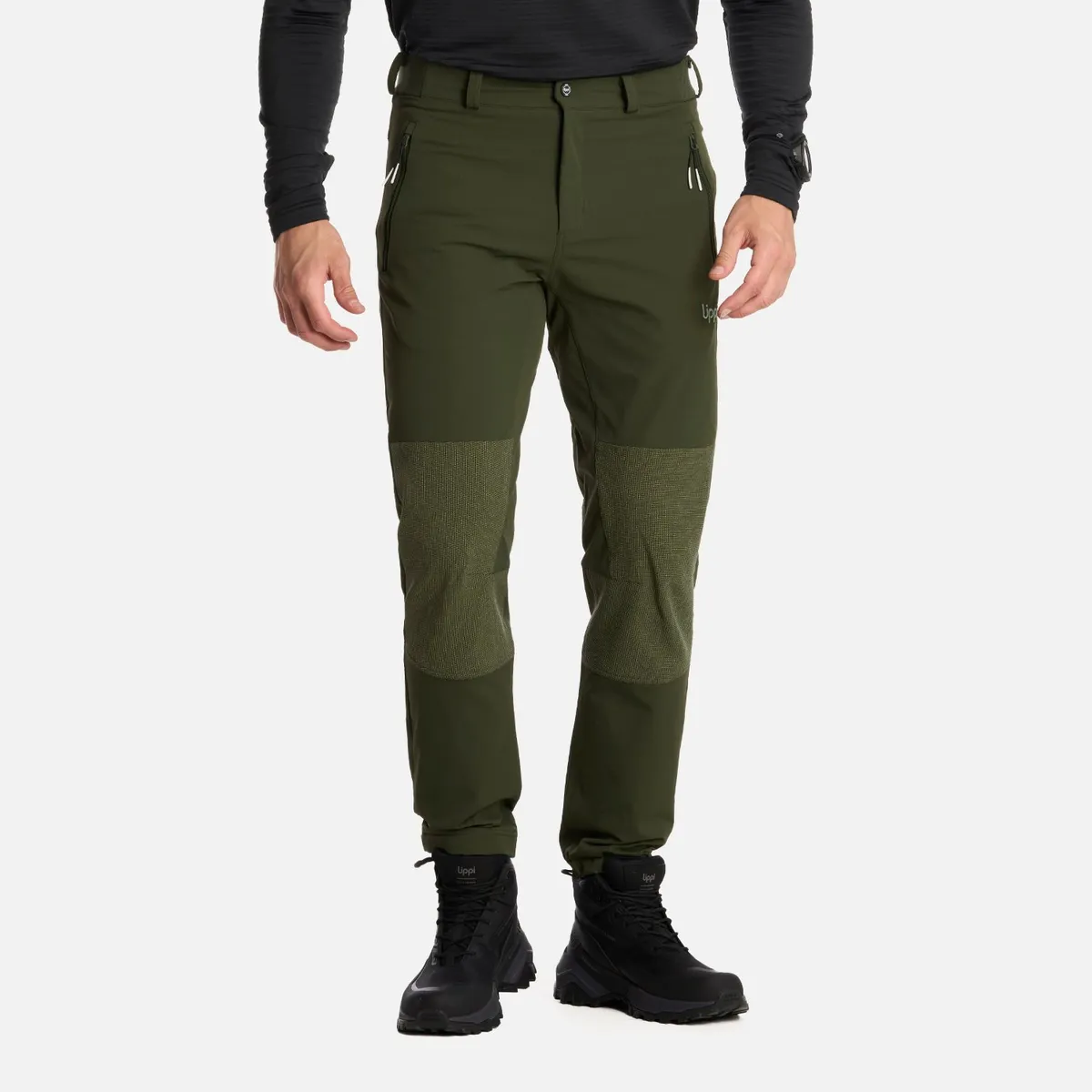 LIPPI - Pantalón Hombre Shelter Softshell Pants Verde Militar Lippi