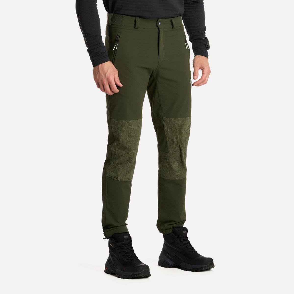 LIPPI - Pantalón Hombre Shelter Softshell Pants Verde Militar Lippi