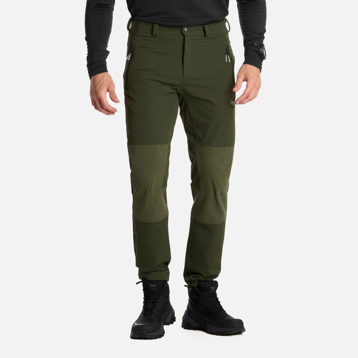 LIPPI - Pantalón Hombre Shelter Softshell Pants Verde Militar Lippi